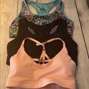 NIKE PRO SPORTS BRA BUNDLE SZ S